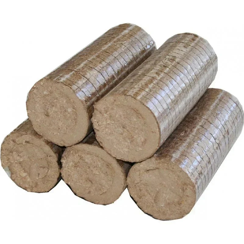 KOMPRIMIERTE HOLZBRIKETTS 100% LAUBHOLZ – PALETTE MIT 1040 KG