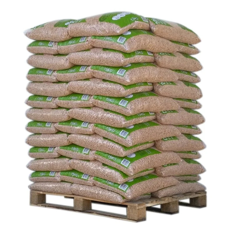 Pellets DIN PELLETS – Palette mit 65 Säcken à 15 kg – Bild 4