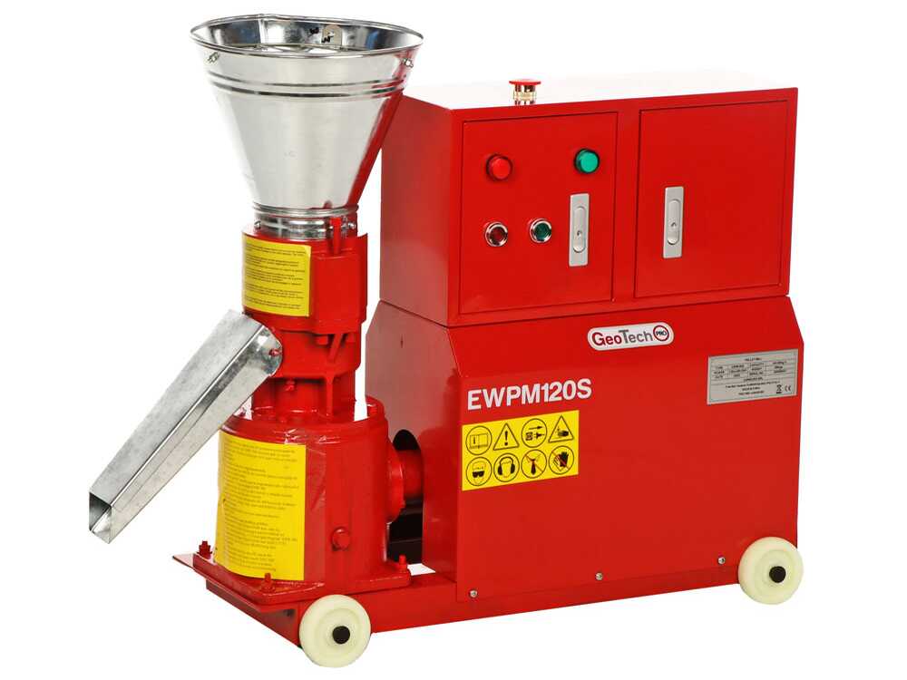 Pelletpresse GeoTech Pro EWPM120S einphasig 230 V – Pelletherstellung für die Heizung – Bild 4
