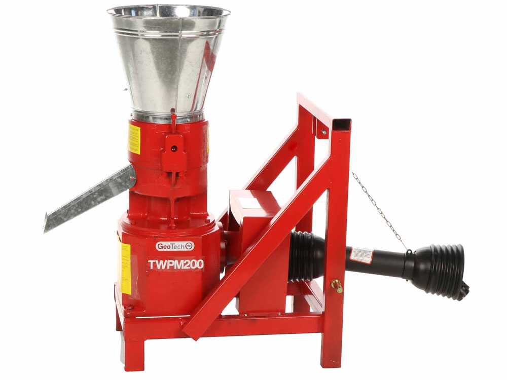 Pelletpresse GeoTech Pro TWPM200 für Traktor (Zapfwelle) – Pelletherstellung für die Heizung – Bild 4