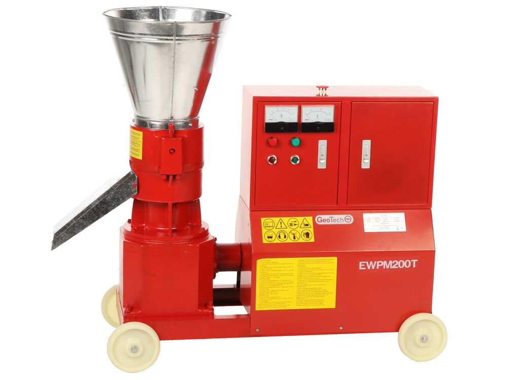 Pelletpresse GeoTech Pro EWPM200T dreiphasig 400 V – Pelletherstellung für die Heizung – Bild 3