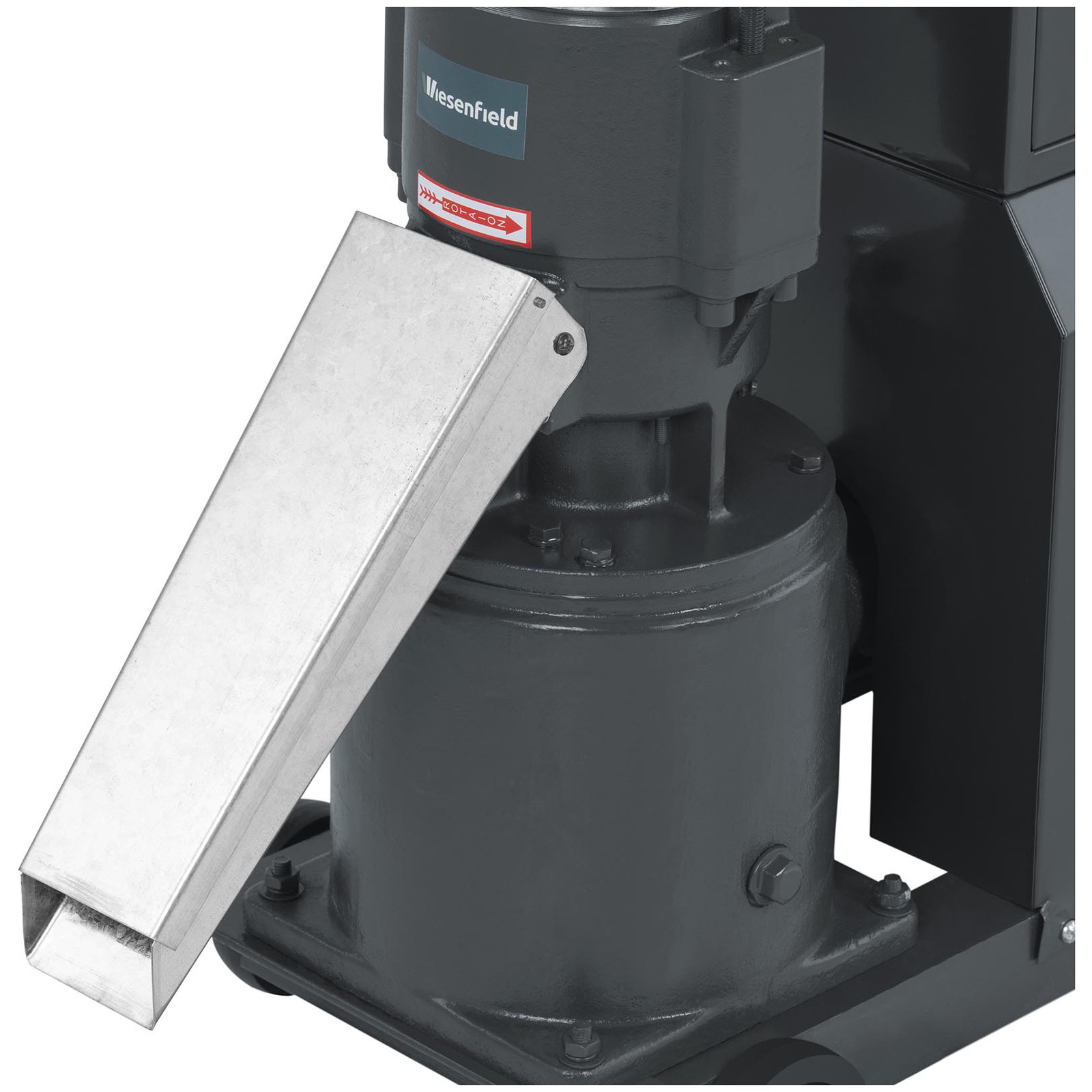 Pelletpresse Wiesenfield WIE-PM-1500 – 60–100 kg/h Futter, 40–60 kg/h Holzspäne – Gusseisen und Stahl – Bild 2