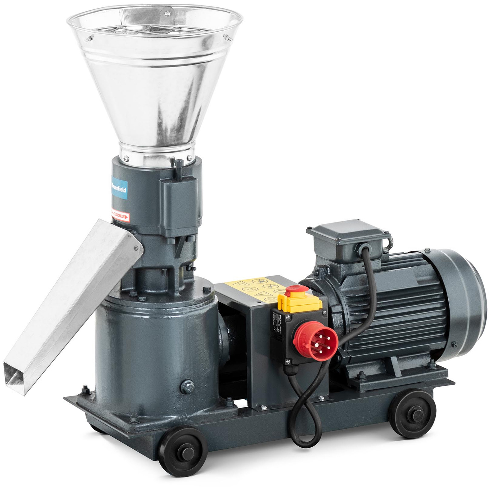 Pelletpresse Wiesenfield WIE-PM-500 – max. 100 kg/h – Matrize Ø 120 mm – 2 Rollen