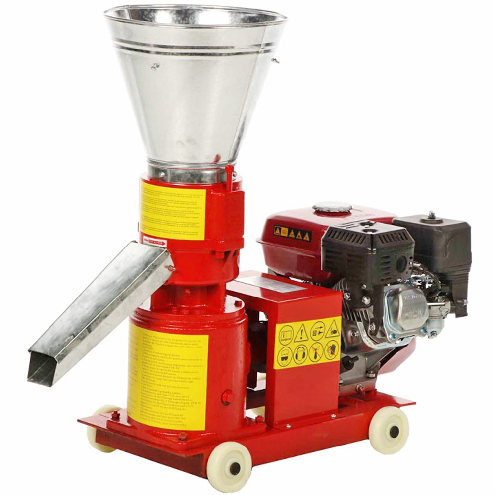 Pelletpresse GeoTech GWPM150 mit Benzinmotor – Pelletherstellung für die Heizung