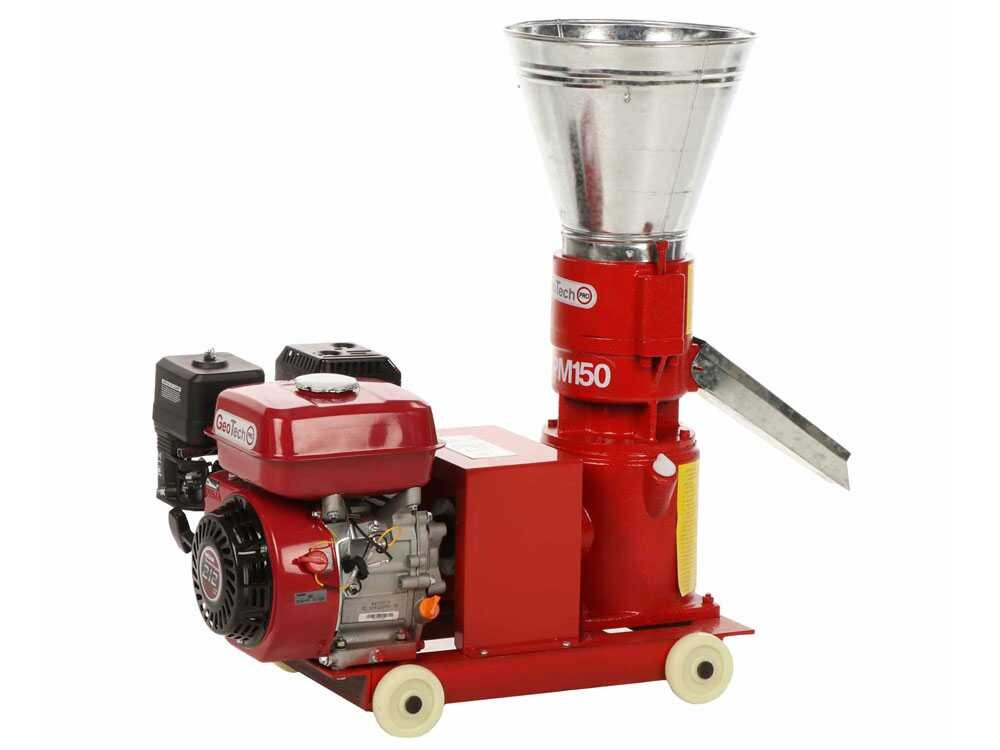 Pelletpresse GeoTech GWPM150 mit Benzinmotor – Pelletherstellung für die Heizung – Bild 4