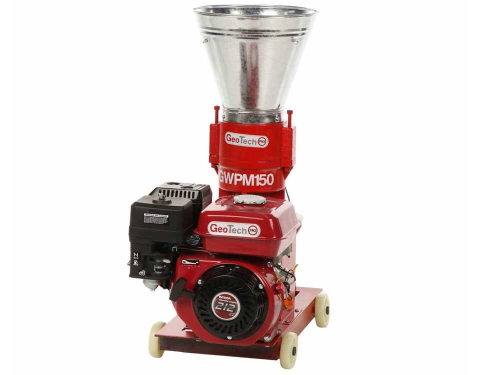 Pelletpresse GeoTech GWPM150 mit Benzinmotor – Pelletherstellung für die Heizung – Bild 5