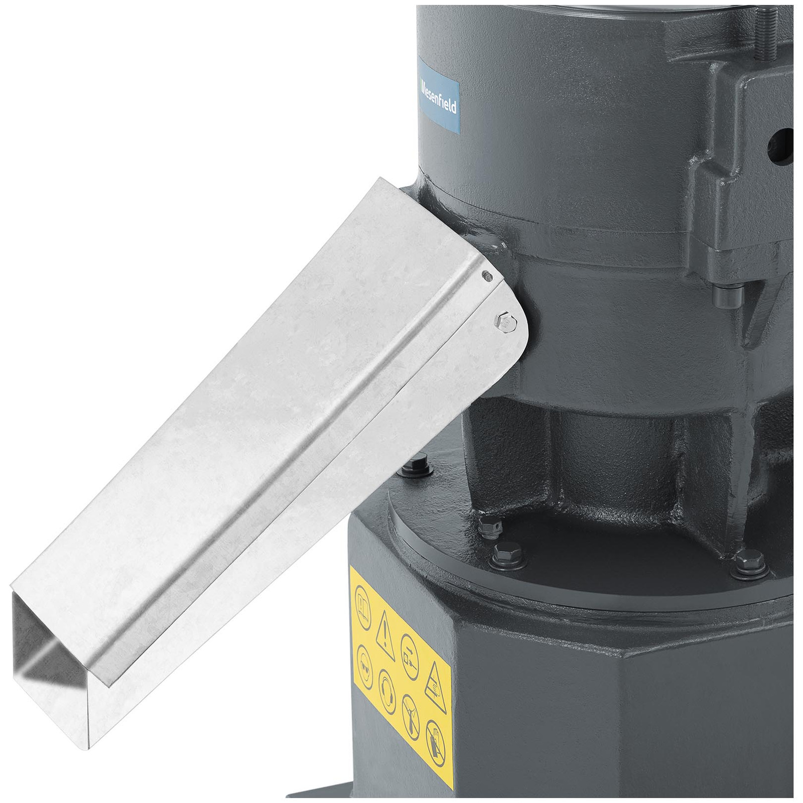 Pelletpresse Wiesenfield WIE-PM-3000 für Traktor (Zapfwelle) – max. 400 kg/h – Matrize Ø 230 mm – 2 Rollen – Bild 2