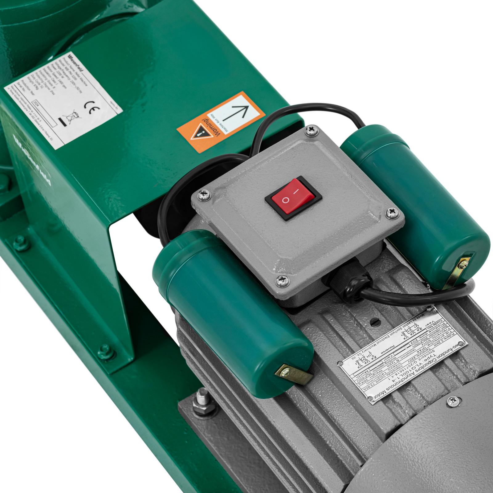 Pelletpresse Wiesenfield WIE-PM-3200 – 100 kg/h – 2200 W – Matrize Ø 120 mm – 2 Rollen – Bild 4