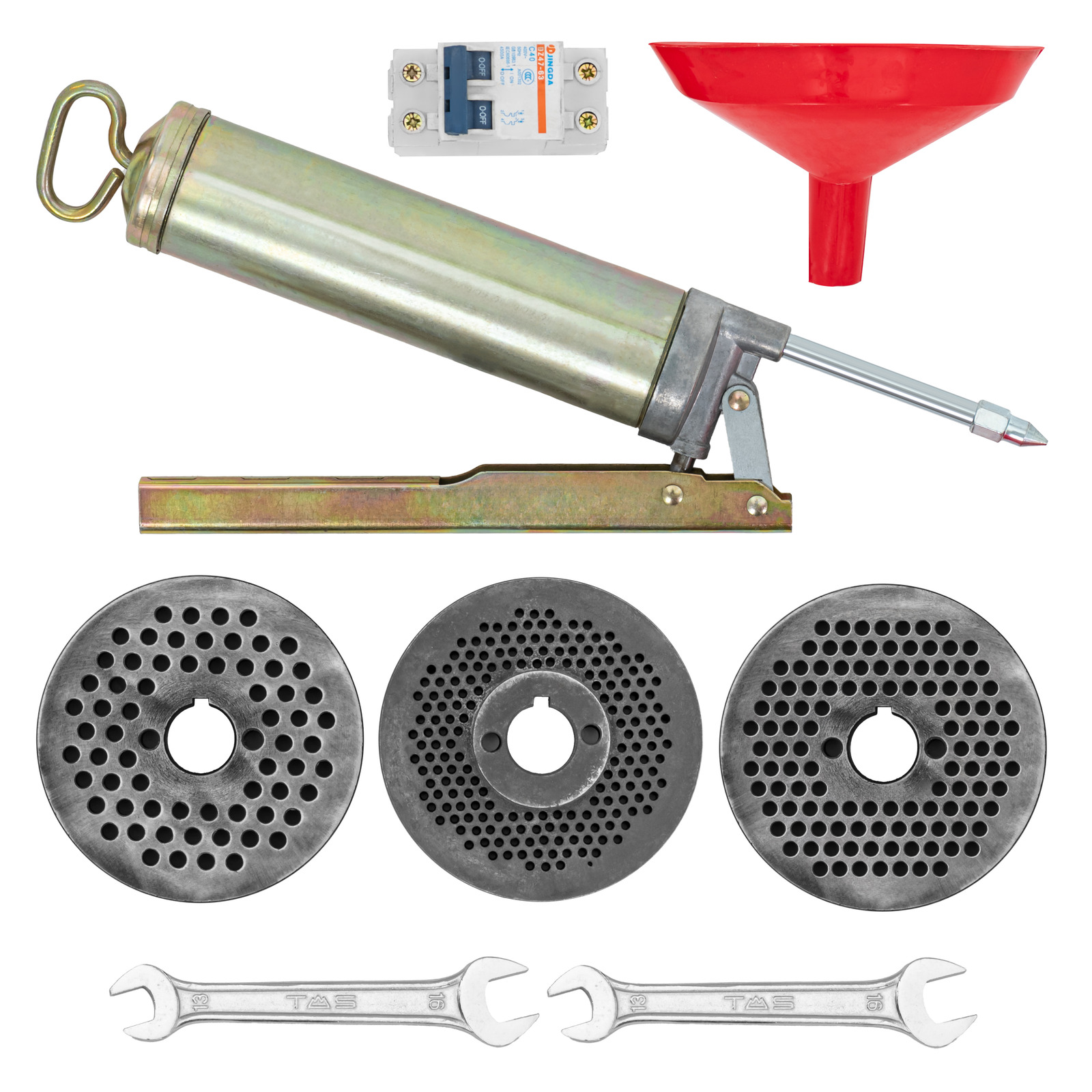 Pelletpresse Wiesenfield WIE-PM-3200 – 100 kg/h – 2200 W – Matrize Ø 120 mm – 2 Rollen – Bild 5